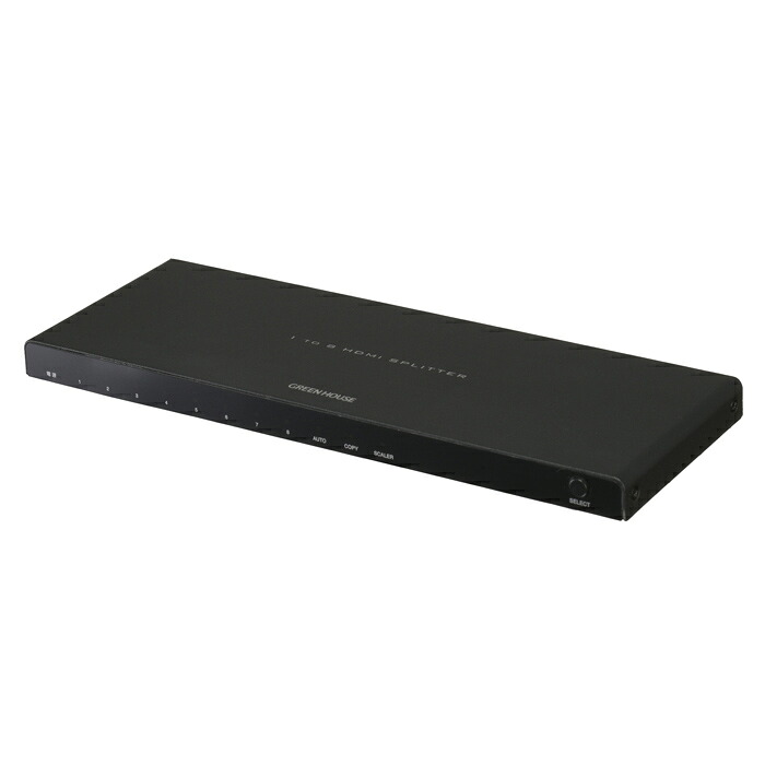 【返品OK!条件付】グリーンハウス HDMIスプリッタ 4K60fPs対応 8ポート GH-HSPA8-BK ブラック【KK9N0D18P】 11,248円