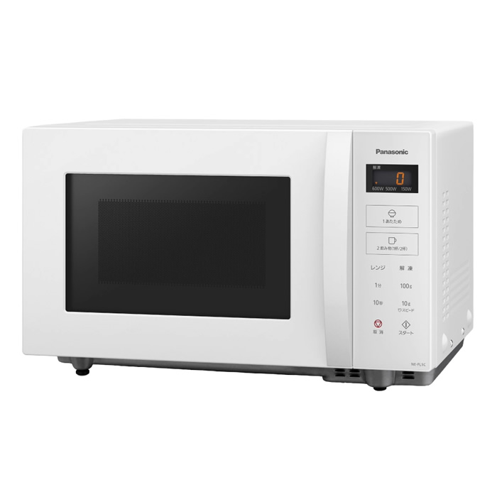 123N【早い者勝ち★】Panasonic フラットレンジ　24年製　送料無料 パナソニック NE-FL1C-W 単機能レンジ 22L 50・60Hz ホワイト