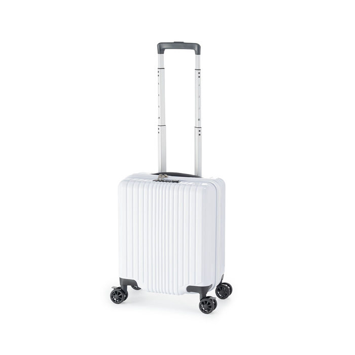【返品OK!条件付】A.L.I ハードキャリーケース FiLPake フィルパケ 1~2泊 25L~29L ALI-6060-14W-WH ホワイト アジア・ラゲージ スーツケース コインロッカー収納可能 LCC持ち込み可能 前輪ストッパー YKK社製ジッパー【KK9N0D18P】|家電と雑貨のemon(えもん)
