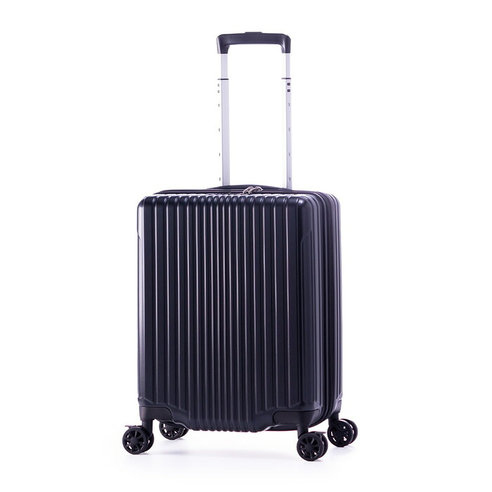 【返品OK!条件付】A.L.I ハードキャリーケース FILPake フィルパケ 3～4泊 40L～48L ALI-6060-18W-MBK マットブラック アジア・ラゲージ スーツケース 機内持ち込み可能サイズ 拡張機能搭載 前輪ストッパー【KK9N0D18P】｜家電と雑貨のemon（えもん）