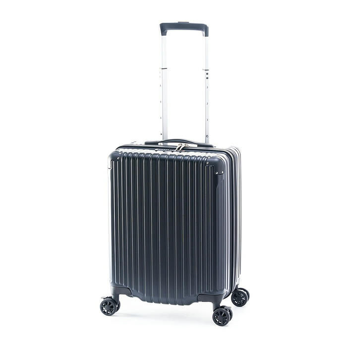 【返品OK!条件付】A.L.I ハードキャリーケース MAXsTOP 3~4泊 40L MAXSTOP-18-MBK マットブラック アジア・ラゲージ スーツケース 機内持ち込み可能サイズ 前輪ストッパー YKK社製ジッパー【KK9N0D18P】|家電と雑貨のemon(えもん)