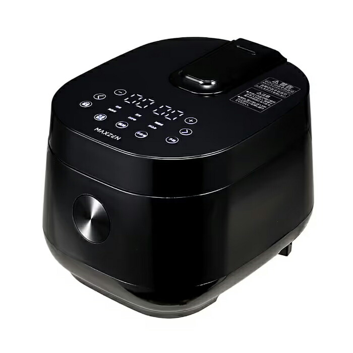 【返品OK!条件付】マクスゼン 4.0合炊き 炊飯器 マイコン MRC-TX401-BK ブラック 無洗米 4合 4.0合 二人暮らし マイコン式 早炊き 保温 予約 玄米 四合炊き シンプル 炊飯ジャー【KK9N0D18P】