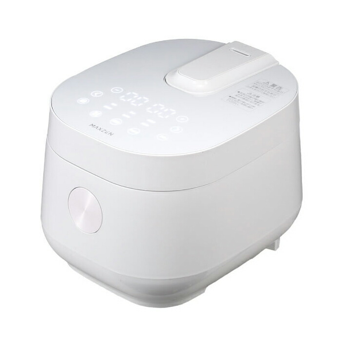 【返品OK!条件付】マクスゼン 4.0合炊き 炊飯器 マイコン MRC-TX401-WH ホワイト 無洗米 4合 4.0合 二人暮らし マイコン式 早炊き 保温 予約 玄米 四合炊き シンプル 炊飯ジャー【KK9N0D18P】