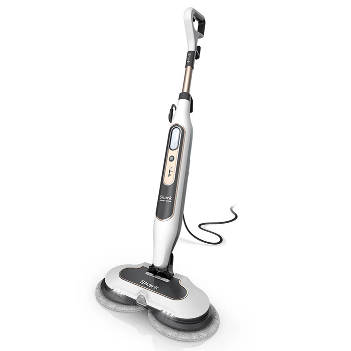 【返品OK!条件付】シャーク 掃除機 回転スチームモップ Shark STEAM & SCRUB S8201JWH ホワイト【KK9N0D18P】｜家電と雑貨のemon（えもん）