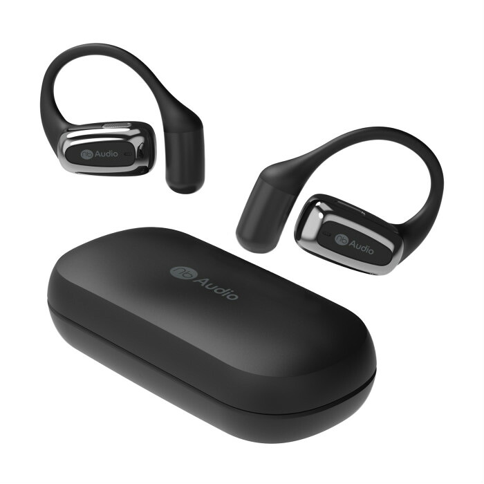 【返品OK!条件付】(nb)Audio オープンイヤーイヤホン Open+2 オープンツー 完全ワイヤレスイヤホン OPN2-BK ブラック 耳を塞がない イヤフォン マイク付き IPX5耐水 LDAC対応 ブルートゥース ノイズリダクション オープン型【KK9N0D18P】