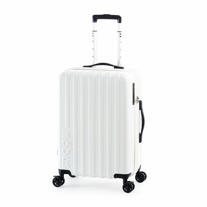 【返品OK!条件付】A.L.I ハードキャリーケース mobus モーブス 4~6泊 51L+10L MBC-1912-22W-IV アイボリー アジア・ラゲージ スーツケース ジッパータイプ 拡張ファスナー機能 USB充電ポート 前輪フットストッパー【KK9N0D18P】|家電と雑貨のemon(えもん)