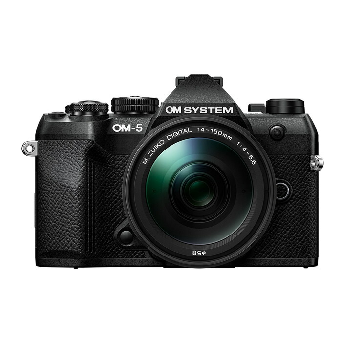【返品OK!条件付】OM SYSTEM ミラーレス一眼カメラ OM-5 Mark II 14-150mm IIレンズキット ブラック OM-5-MK2-14150-LK-B OMデジタルソリューションズ オリンパス【KK9N0D18P】