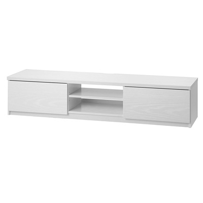【返品OK!条件付】テレビボード ローボード 背面収納テレビ台 〔ステラ〕 幅150cm テレビラック キャスター付き マストバイ ホワイト M0600073-WH おしゃれ スマート 収納 リビング インテリア 木製【240サイズ】