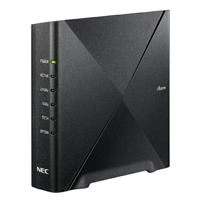 【返品OK!条件付】NEC Aterm 無線LANルーター Wi-Fi 6対応ホームルータ PA-3000D4AX 11ax/ac/n/a(5GHz帯)&11ax/n/g/b(2.4GHz帯) 2,402Mbps＋574Mbps 親機 子機 中継機 メッシュ中継機【KK9N0D18P】