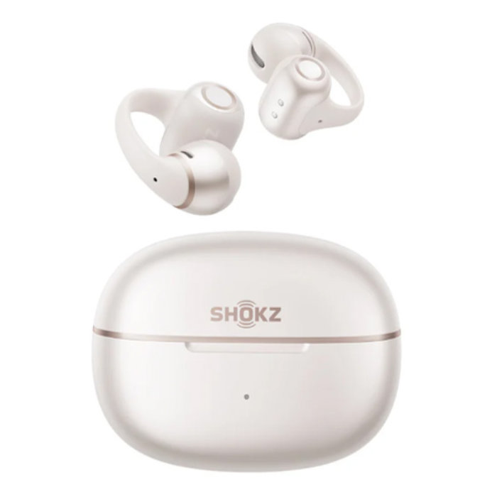 【返品OK!条件付】Shokz 完全ワイヤレスイヤホン OpenDots 2 イヤーカフ型 SKZ-EP-000070 パールホワイト ショックス【KK9N0D18P】|家電と雑貨のemon(えもん)