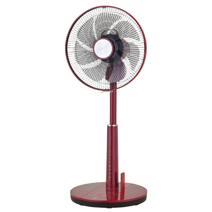 【返品OK!条件付】おおたけ フルリモコンリビングDC扇風機 GF-DC326FR-R レッド DCモーター 7枚羽根 リモコン付 首振り リズム風 おやすみモード LED表示調光 チャイルドロック 入切Wタイマー 風量9段階【KK9N0D18P】｜家電と雑貨のemon（えもん）