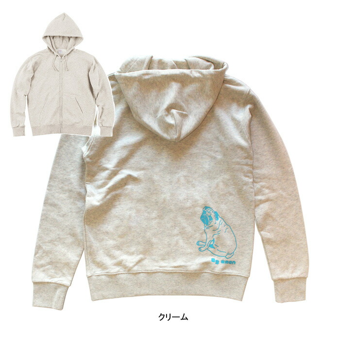 ランキング受賞 Emon パーカー パグ 見返り美人 パグ 服 グッズ 雑貨 専門店 イラスト 柄 犬 かわいい おしゃれ かっこいい 春 秋 服 レディース メンズ イラスト 好き 人気 タフ 引っかき 強い 抜け毛 オフ会 プレゼント