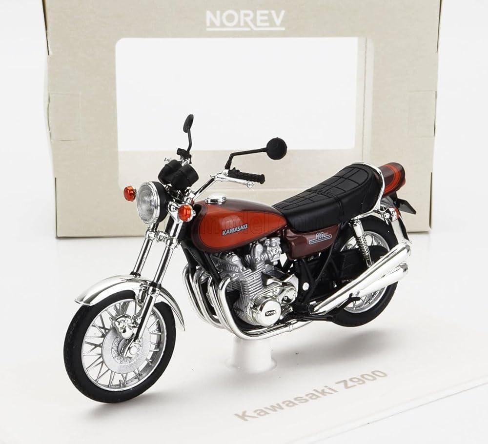 楽天市場】ノレブ 1/18 カワサキ Z900 1973 ブラウン/オレンジ