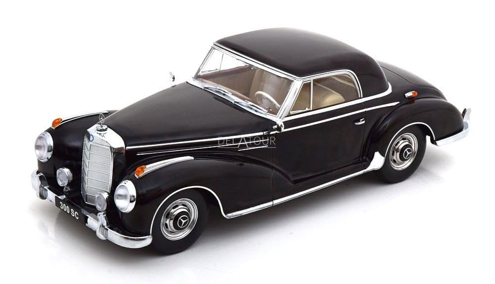 KK-Scale ベンツ ミニカー 1/18 Benz 300 SC Coupe (W188) ブラック KKDC180831