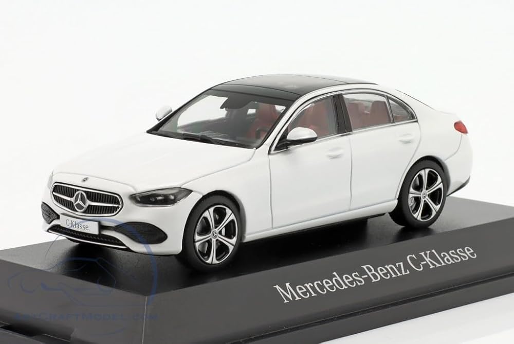 Herpa ミニカー 1/43 メルセデス ベンツ C位置付け (W206) 2021年 (オパリスホワイトブライト)