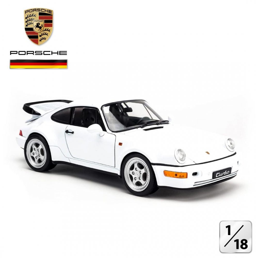 楽天市場】ウィリー 1/18 ポルシェ 964 ターボ イエロー 開閉WELLY 1