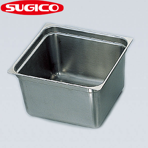 18-8 角野球バット SH-25258_7リッター 250×250×H150粍 ステンレス鋼 野球バット 膳立て用野球バット 角野球バット お役目用 深さ15糎 _SA0837