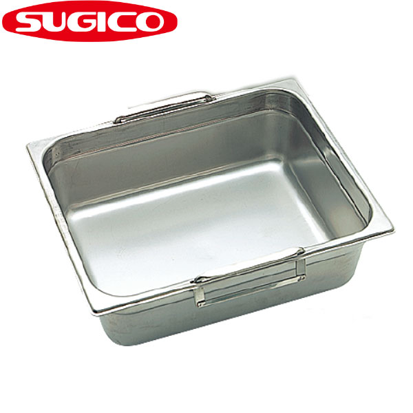 楽天市場】18-8ハンドル付ホテルパン 1/2サイズ SH-1506GH_325×265