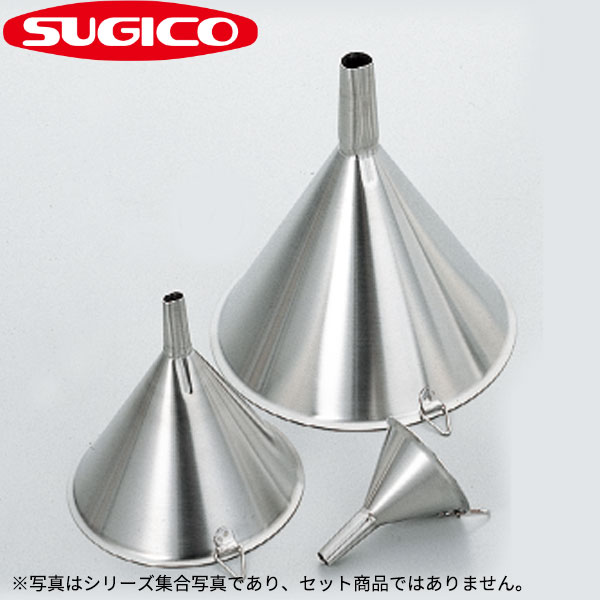 楽天市場】18-8ジョウゴ SH-606_外寸φ152×153mm 内寸φ14mm 漏斗