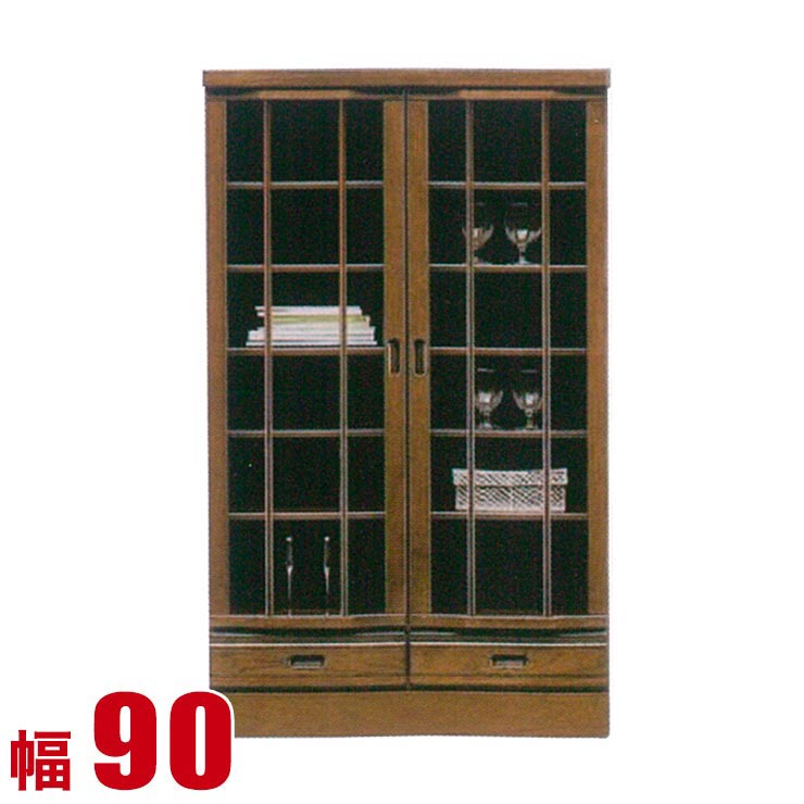 ★最大1万円OFFクーポン★キャビネット 大川家具 モダン リビング ルーキー ミドルボード 幅90cm コレクションラック コレクションボード フリーボード ディスプレイ 完成品 日本製｜レーザー雑貨インテリアKAGUCOCO