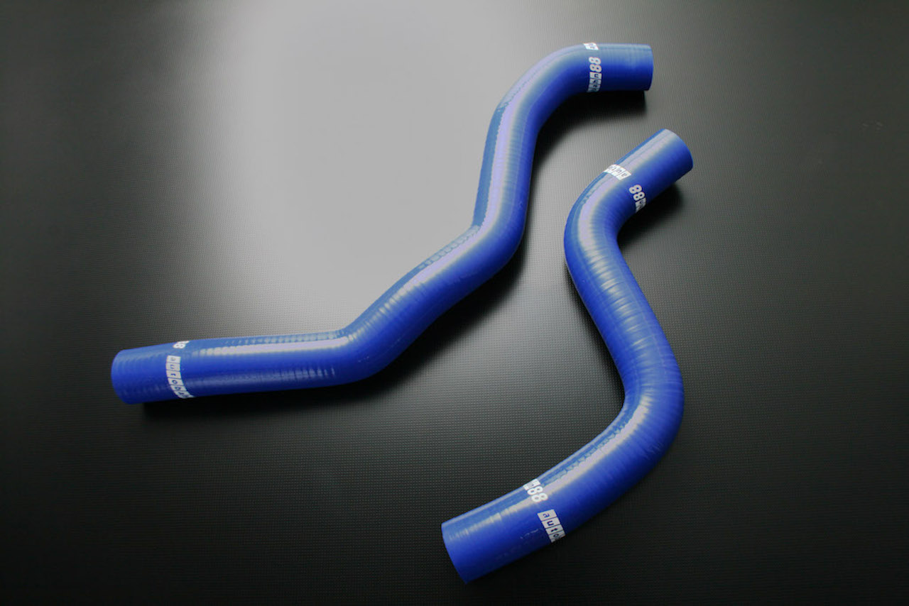 シリコンラジエーターホース 三菱　ランエボ EVO 9 CT9A 4G63 青