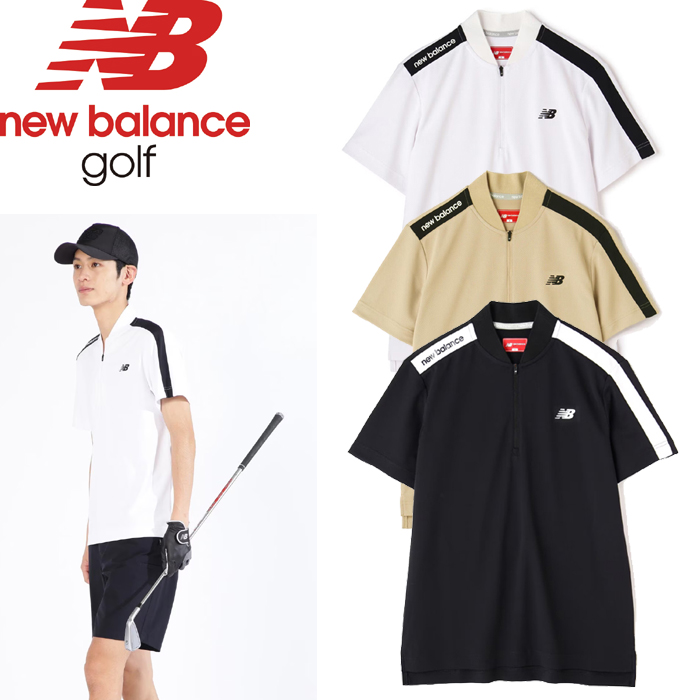 new balance golf - ニューバランスゴルフ　半袖モックネックワンピース　1 ゴルフ new balance golf - ニューバランスゴルフ 半袖モックネック