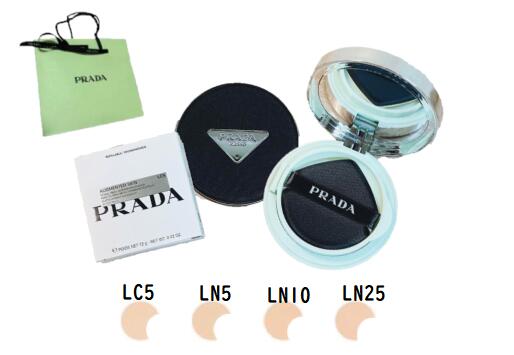 【ショッパー付き添い人】プラダ メッシュ 座布団 全4色 （本体書き割り・レフィル） PRADA BEAUTY SPF50・PA+++ 座布団ファンデーション 差し上げ物 差し上げ物 クリスマス 身寄り 意中の女 お生まれ落ちる日