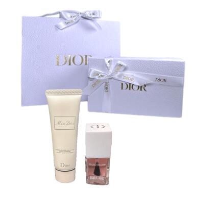 【差し上げ物BOX】DIOR  クリスチャンディオール ネイル グロウ ＆ ミスディオールハンドクリーム 母の日 クリスマス 差し上げ物 差し上げ物 意中の女