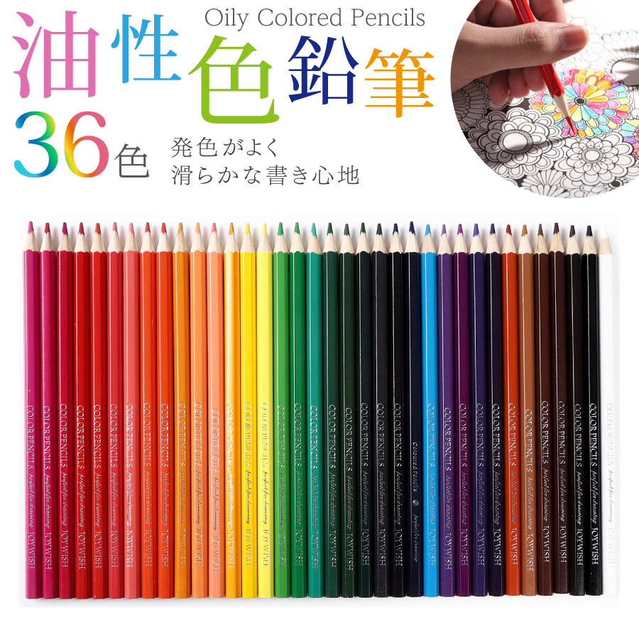 楽天市場】【楽天1位】色鉛筆 36色 セット 油性 プレゼント