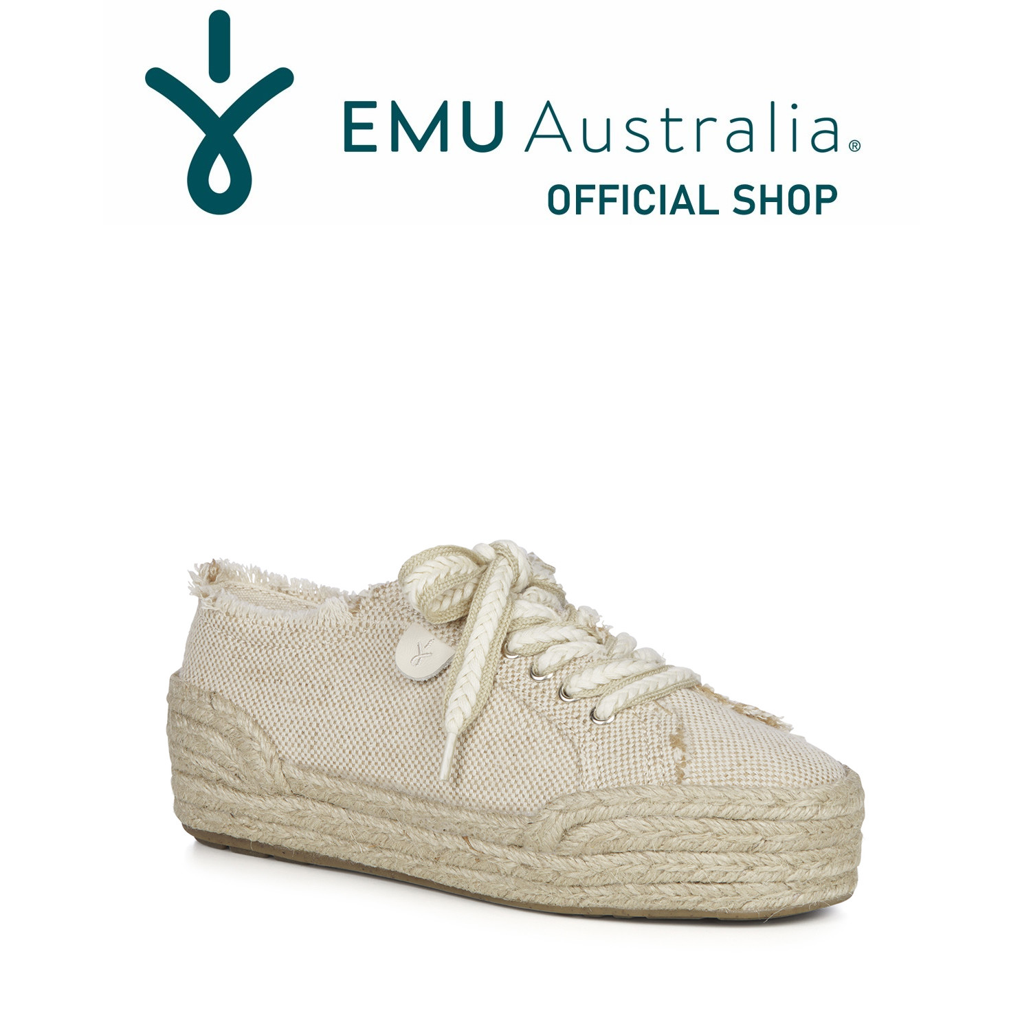 《お買い物マラソン10%OFFクーポン配布中 & 15日限定ポイント2倍》30%OFF【公式】EMU Australia Ellery 2.0 エスパドリーユ デッキシューズ レディース 正規 通販 7,307円