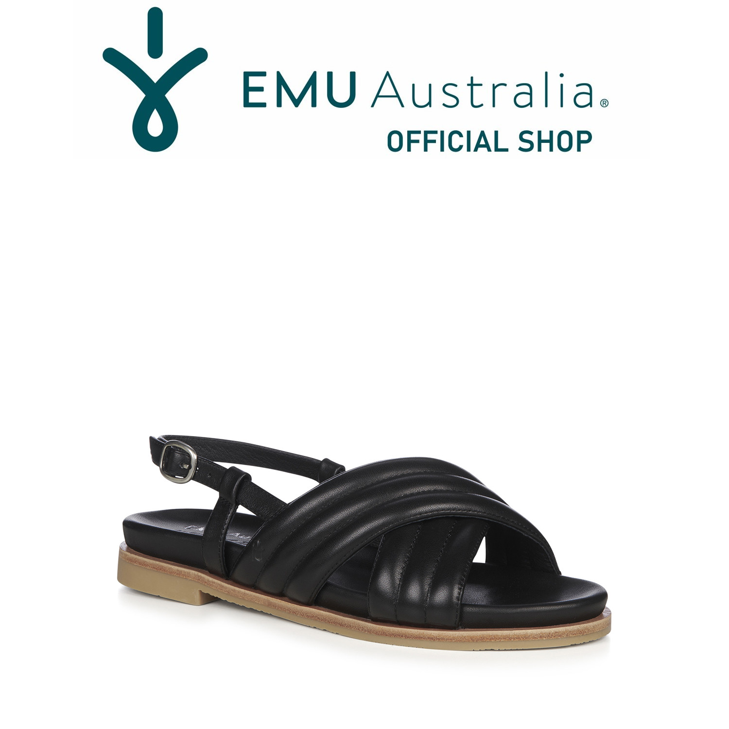 EMU Australia 黒 サボサンダル EMU Australia エミュ オーストラリア ナン NAHN BLACK w12593