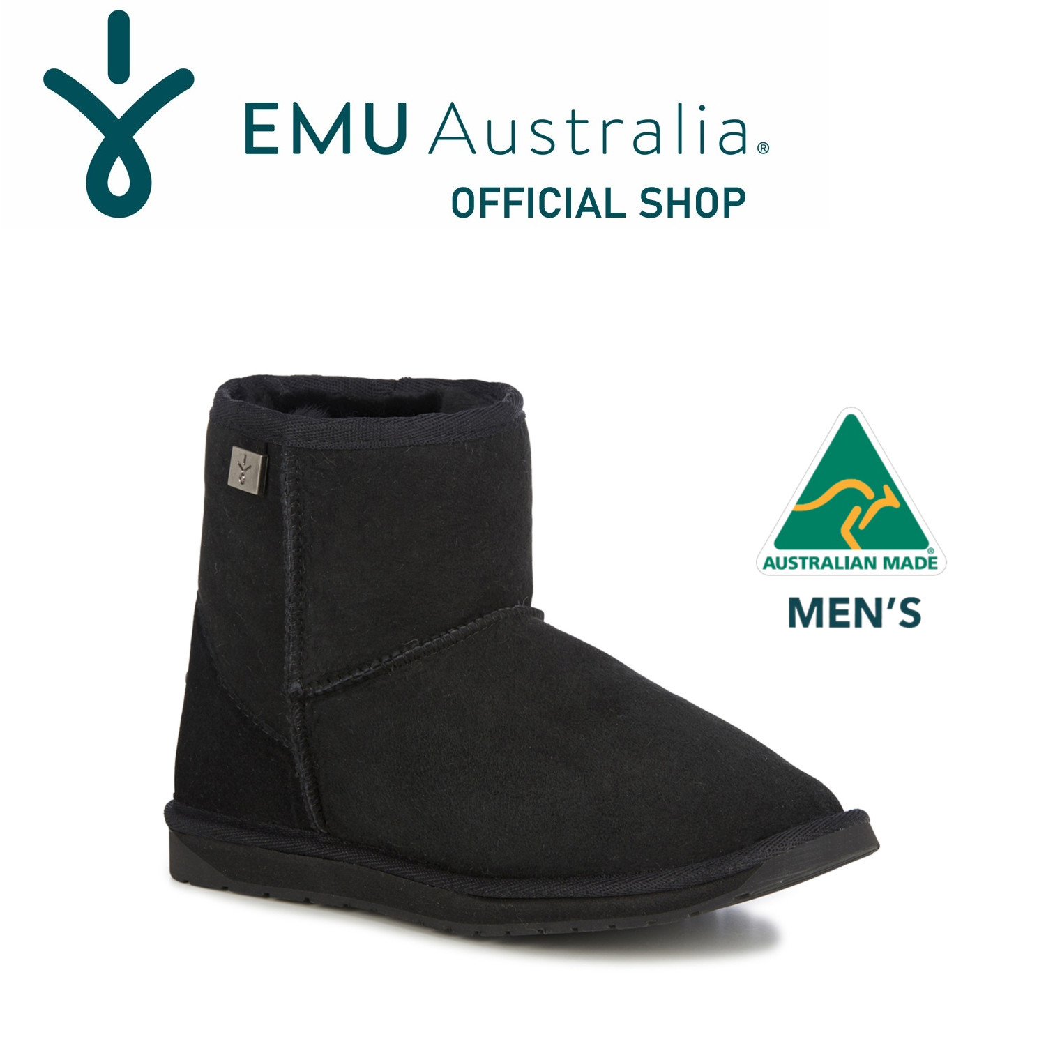 【公式】EMU Australia エミュ Platinum Stinger Mini ショート ブーツ シープスキン ムートン ファー 防寒 レディース メンズ 秋 冬 正規 送料無料