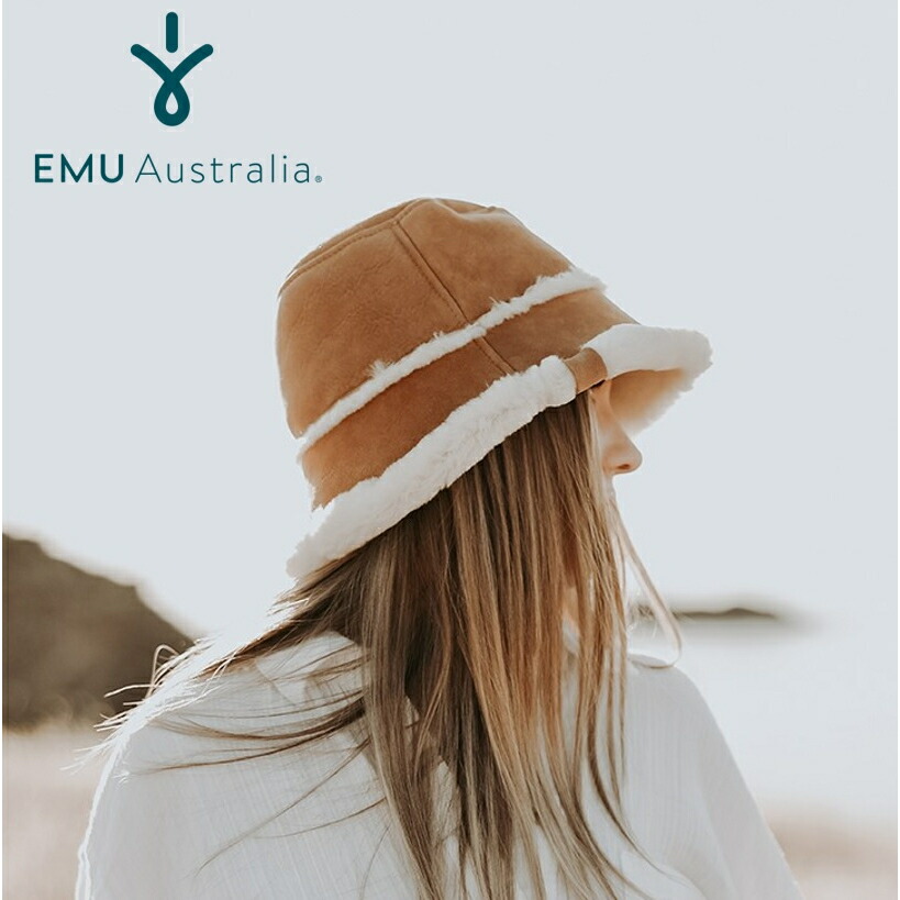 【公式】EMU Australia エミュ EMU Sheep Skin Hat 帽子 ハット シープスキン ムートン ボア ファー 防寒 あたたかい レディース メンズ 秋 冬 正規 送料無料