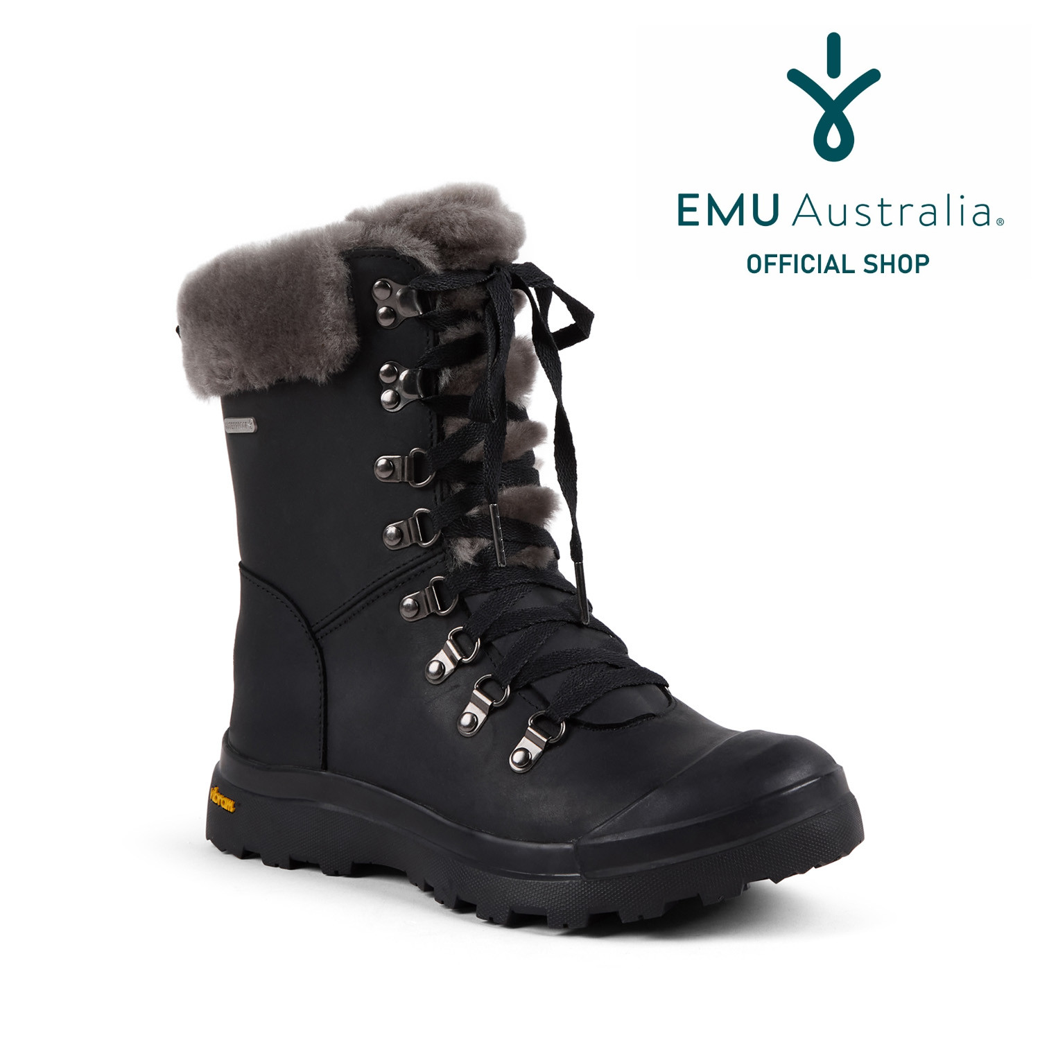 【堅苦しさ】EMU Australia Buller ブーツ 真っただ中 レディース  生あたたかい 防寒 雨合羽 雨 雨水 アウトドア シープスキン 羊肉 なめし革 ボア もこもこ 毛皮 秋冬 秋 冬 貨物輸送無料