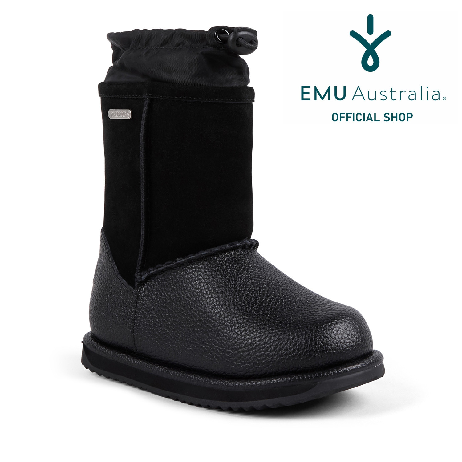 《お買い物マラソン セール クーポン配布中》【公式】EMU Australia Puggle ブーツ ミドル キッズ 子ども 小学生 幼稚園 男の子 女の子 フラット 暖かい 歩きやすい 防寒 防水 雨 レイン メリノウール 秋冬 秋 冬 送料無料|EMU Australia公式ショップ