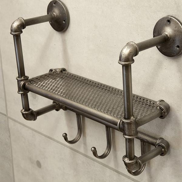 楽天市場】パイプウォールラックAX北欧レトロシャビーシンプル