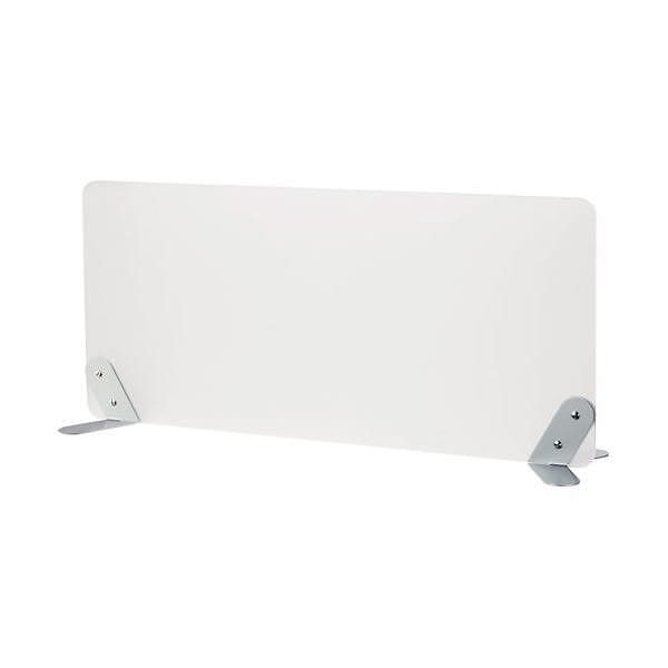 デスクトップパネル/オフィス用品 幅65cm L型 半透明 MD-3