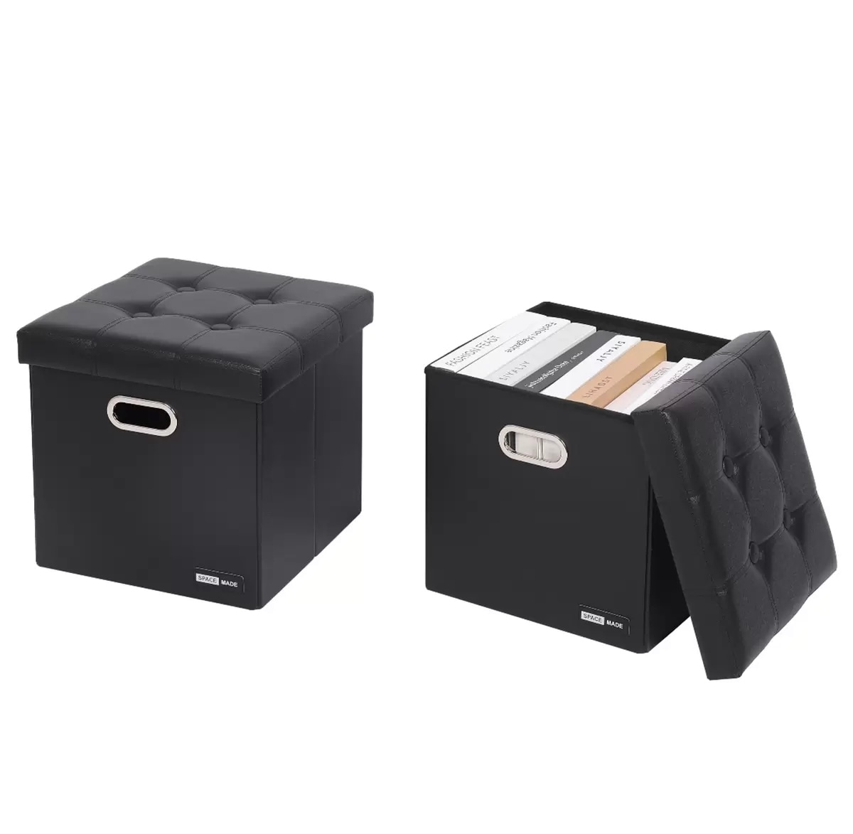 楽天市場】スペースメイドクリエイト フェイクレザーストレージ