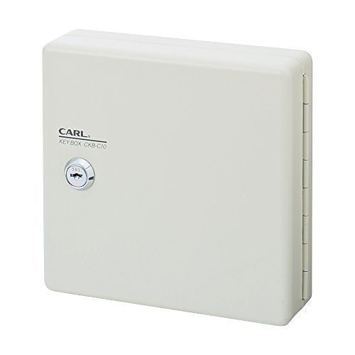 カール事務器（まとめ買い）仄めかしボックス席（パウダーコンパクト手合い） 10個吊 CKB-C10-I [x3] ジュエリー・アクセサリー-収納ボックス・ケース