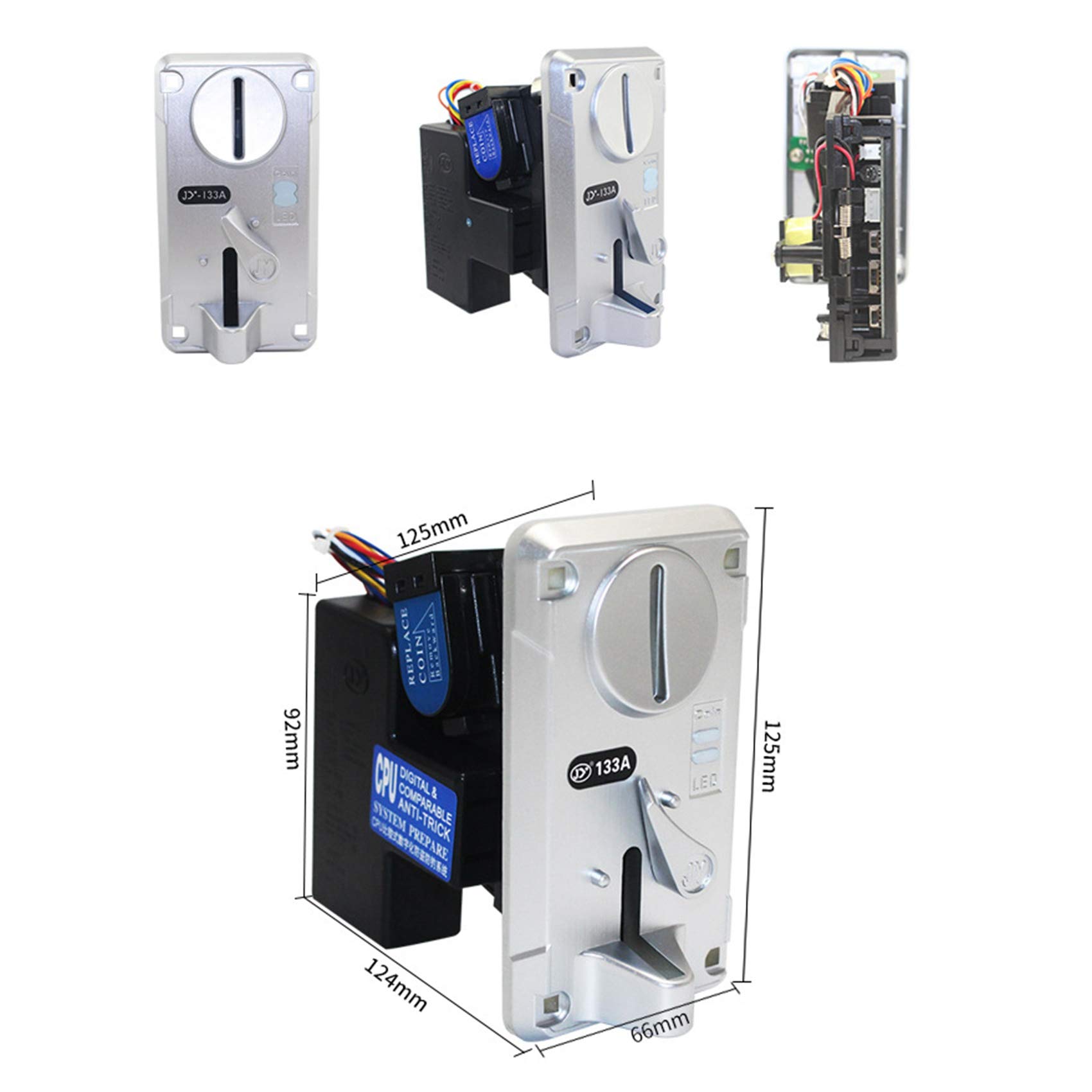 楽天市場】コインアクセプターコインプッシャー、自動販売機アーケード、ゲームチケット交換用、CPUアーケードコインセレクター : Terapower