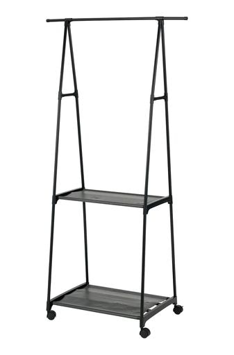 ブラック 83×43×156CM マルチハンガ