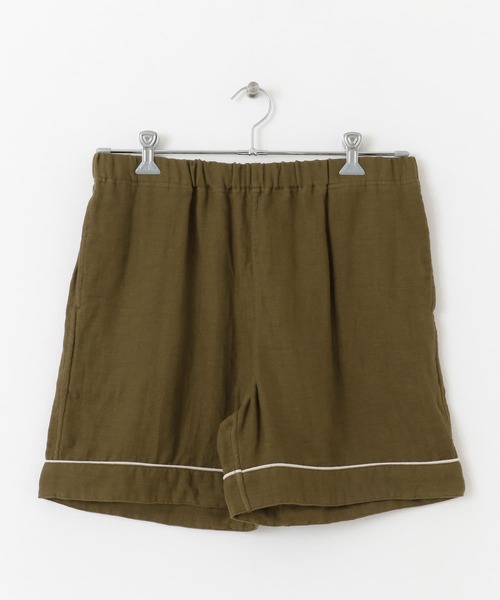 パンツフトタッチガーゼパジャマショートパンツ M メンズ