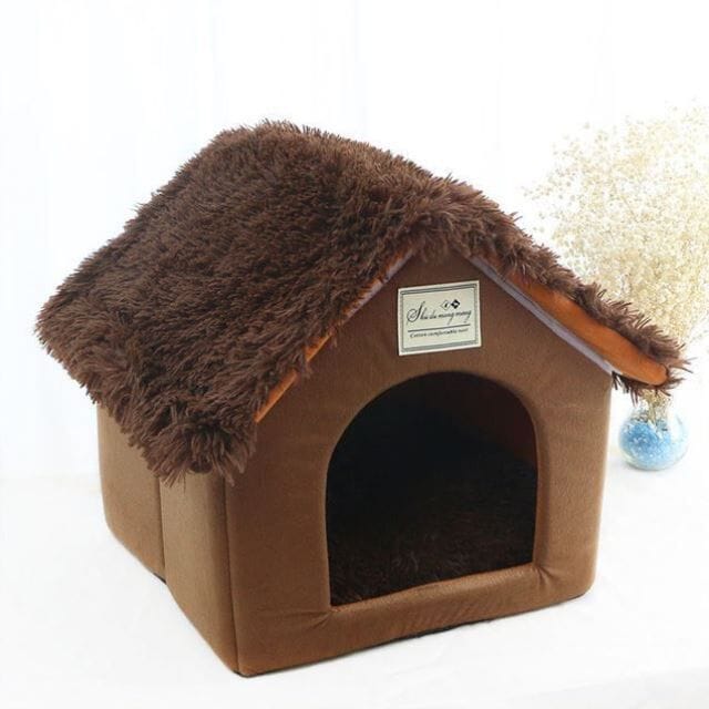 犬 ハウス ドーム型 ペットハウス 室外 折りたたみ 2WAY 犬小屋 洗える ベッド 犬 猫 ペットベット 室内 ドームハウス 冬 保温 マット付き ふわふわ おしゃれ 6,580円