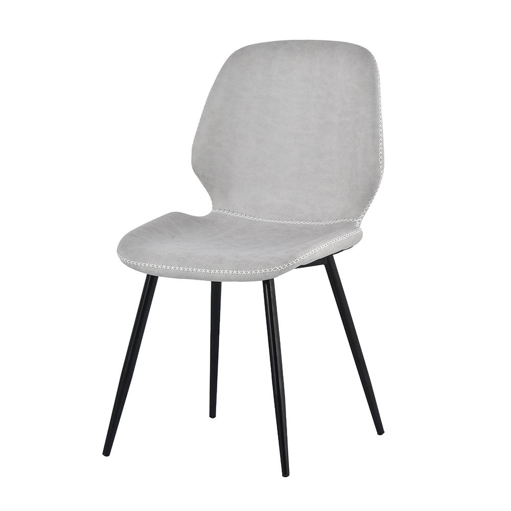 イームズチェア PUレザー ダイニングチェア リビングチェア グレー