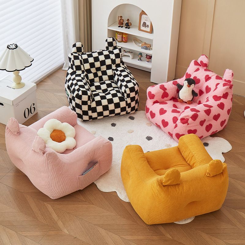 子供用ソファプリンセスかわいいシートシングル豆袋ソファ赤ちゃん背もたれシート