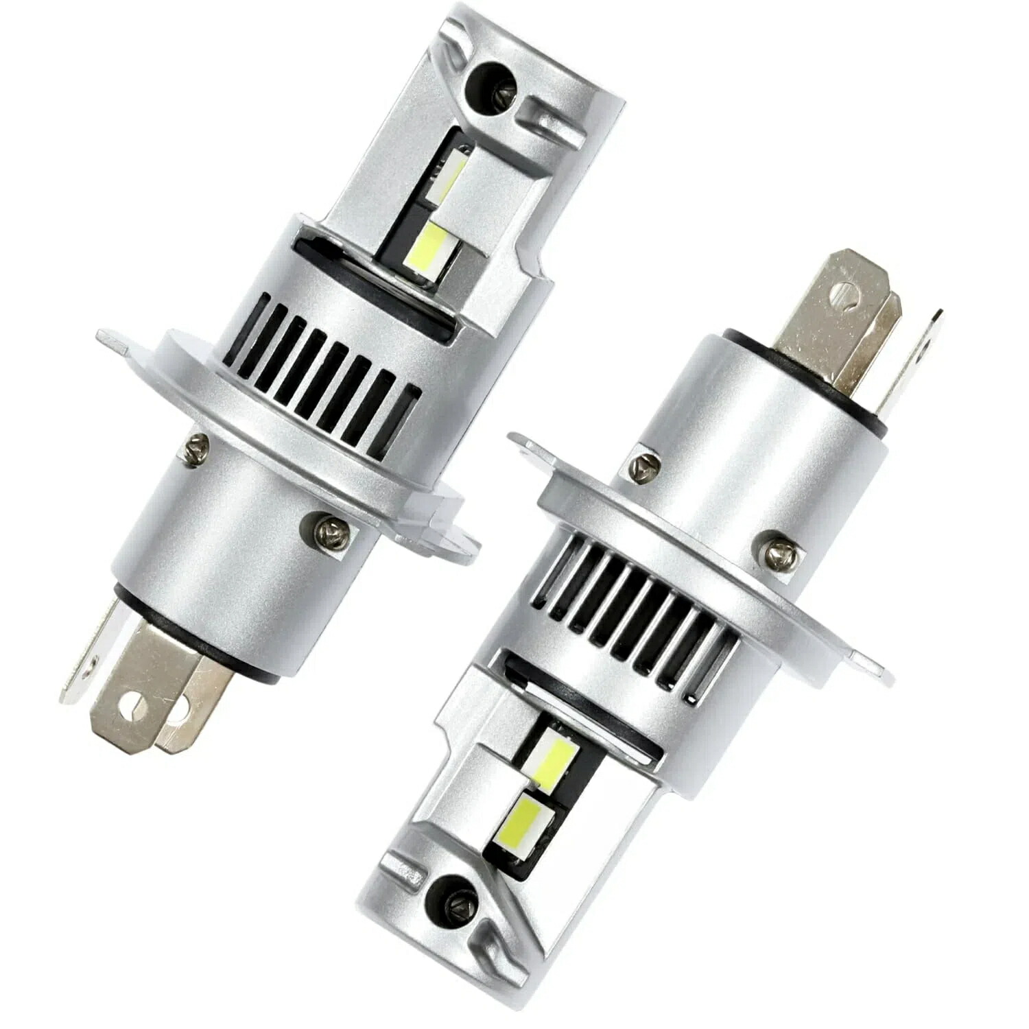 トラック野郎御用達 24v h4 led ヘッドライト ホワイト トラック 対応 4000lm 左右セット 車検対応 (H4)