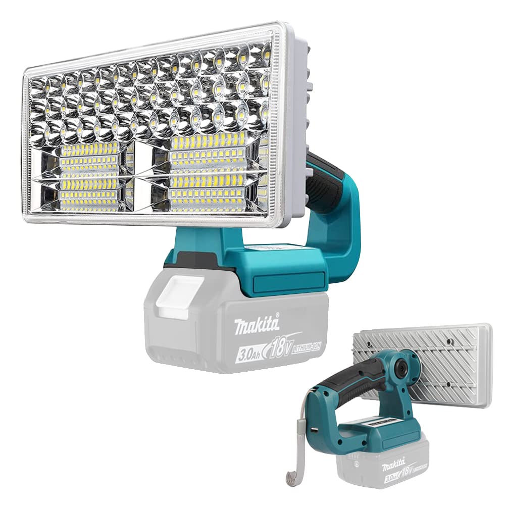 LED ランタンライト 投光器 作業灯 40W 4200LM 高輝度 充電式 懐中電灯 マキタ14.4/18Vバッテリ対応 夜間作業灯 非常用ライト 防災ライト LEDランタン 防災グッズ 地震や災害の備え レジャー/キャンプ/登山などのアウトドアにも役に立つ