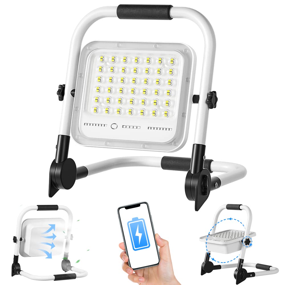 led投光器 投光器 led 充電式 緊急用 作業灯 100ｗ 20000mAh 7000LM IP65防水防塵 6500K昼光色 5つ点灯モード 2段階明るさ 240個LED 180°角度調整 折り畳み式 LEDランタン USB充電式 登山 夜釣り 屋外照明 集魚灯 非常灯