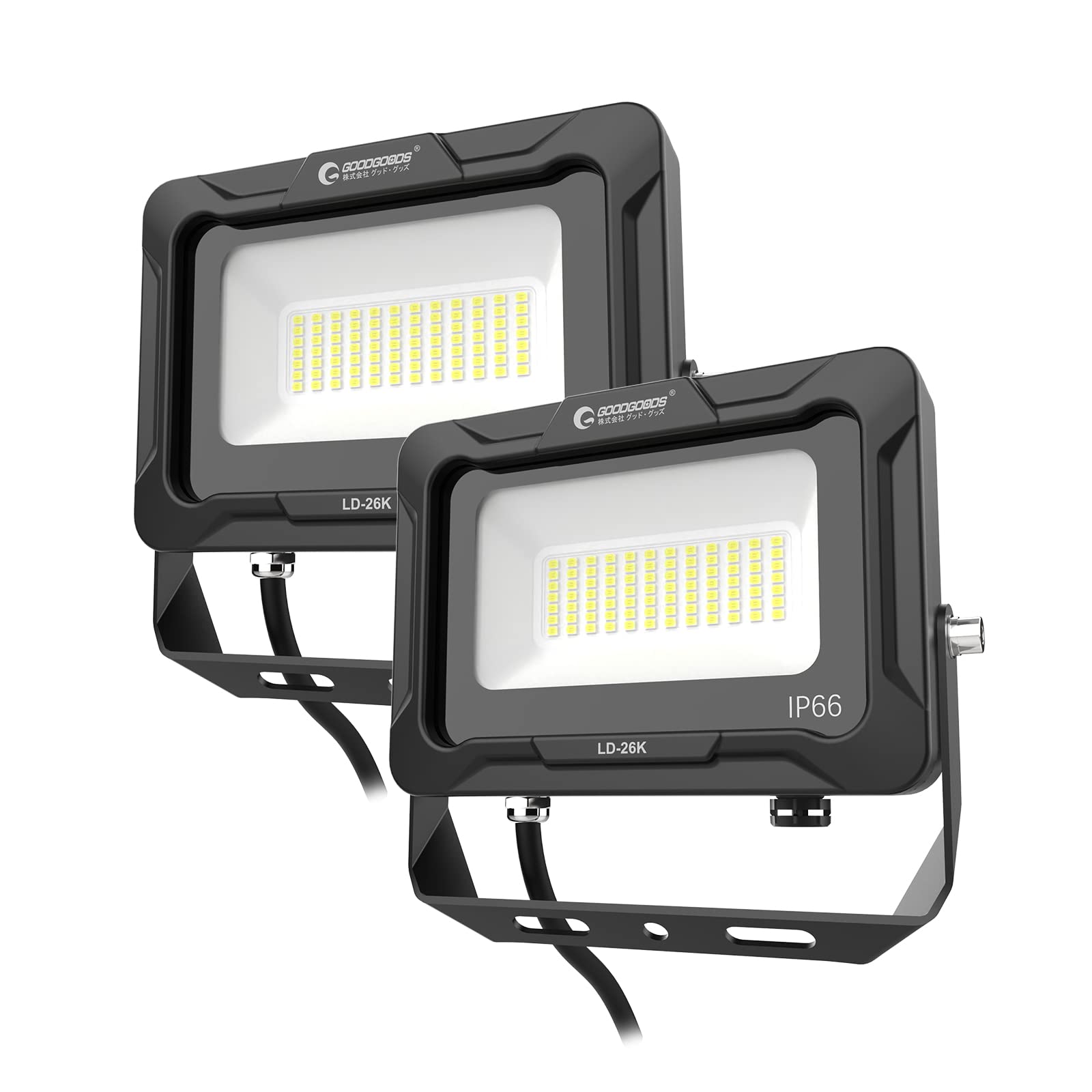 二個仕掛ける 好ましい・グッズ 20W LED 写真用照明 IP66 雨合羽 昼白いこと 100V相応う ledともし火 細工物ともし火 高明快さ 省エネ 120°広角照明装置 フラッドライト 呼びもの灯 パーキング場 車宿り バス発着場 BBQ 戸外御役目 戸外 戸外常設 広広とした ライト・イルミネーション-花・ガーデン・DIY-イルミネーションライト