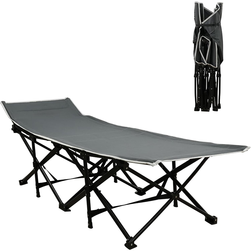 りたたみ ベッド キャンプベッド アウトドアベッド 簡易ベッド 組立不要 収納便利 耐荷重160kg 通気性 軽量 仮眠